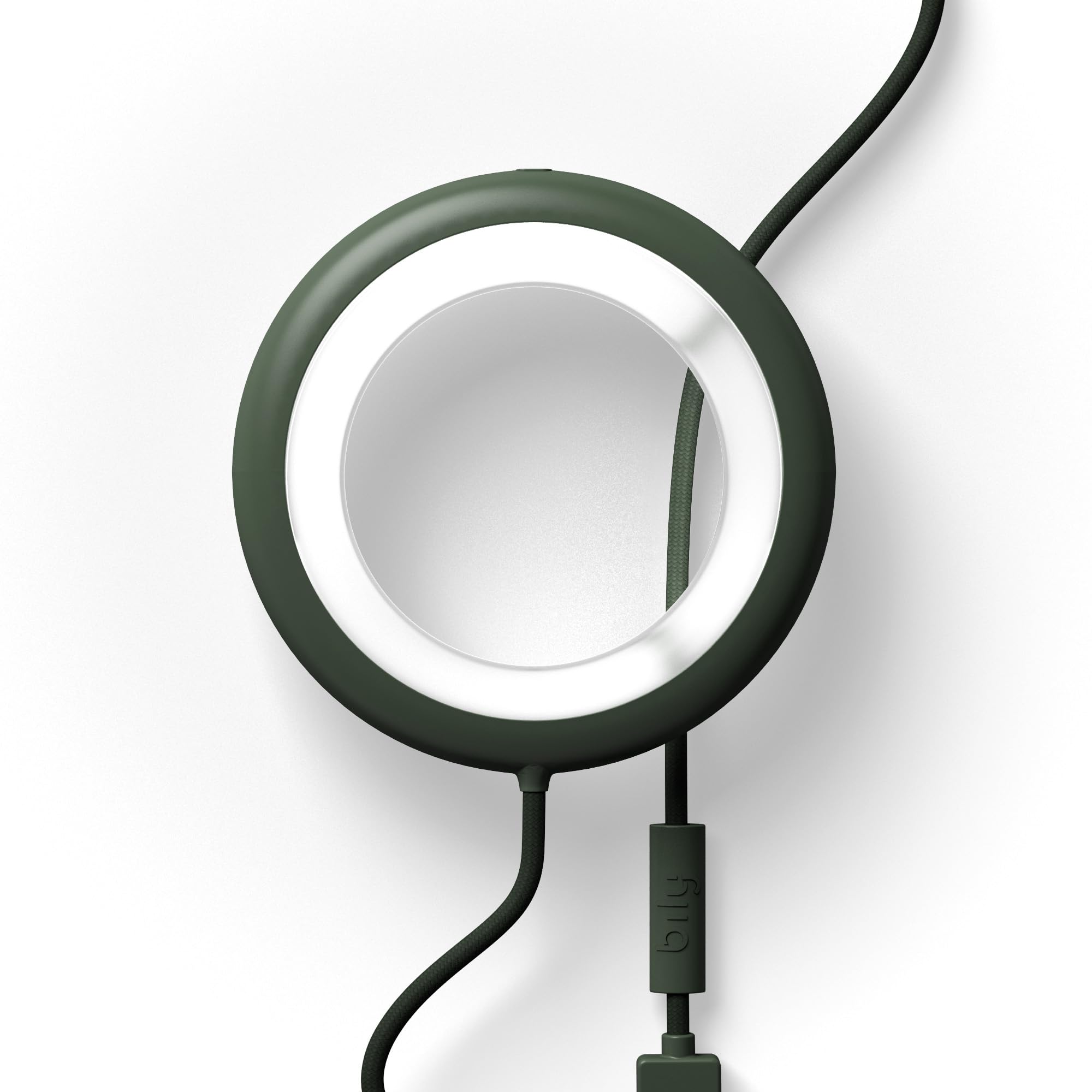 BILY Portable LED Reading Light, Ultra Light Reading Light, with 3 Lighting Modes, USB Plug, Laptop and Smartphone Adapter – Khaki Green