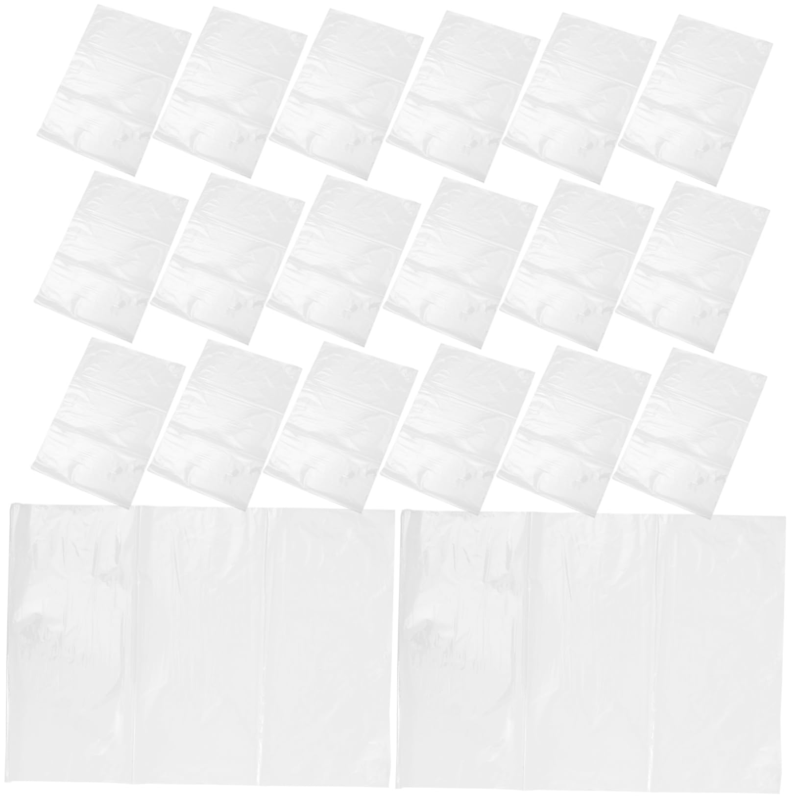 CIYODO DIY Projects Heat Shrink Bags 100pcs 15x21in Transparent PVC Heat Shrink Wrap for Baskets
