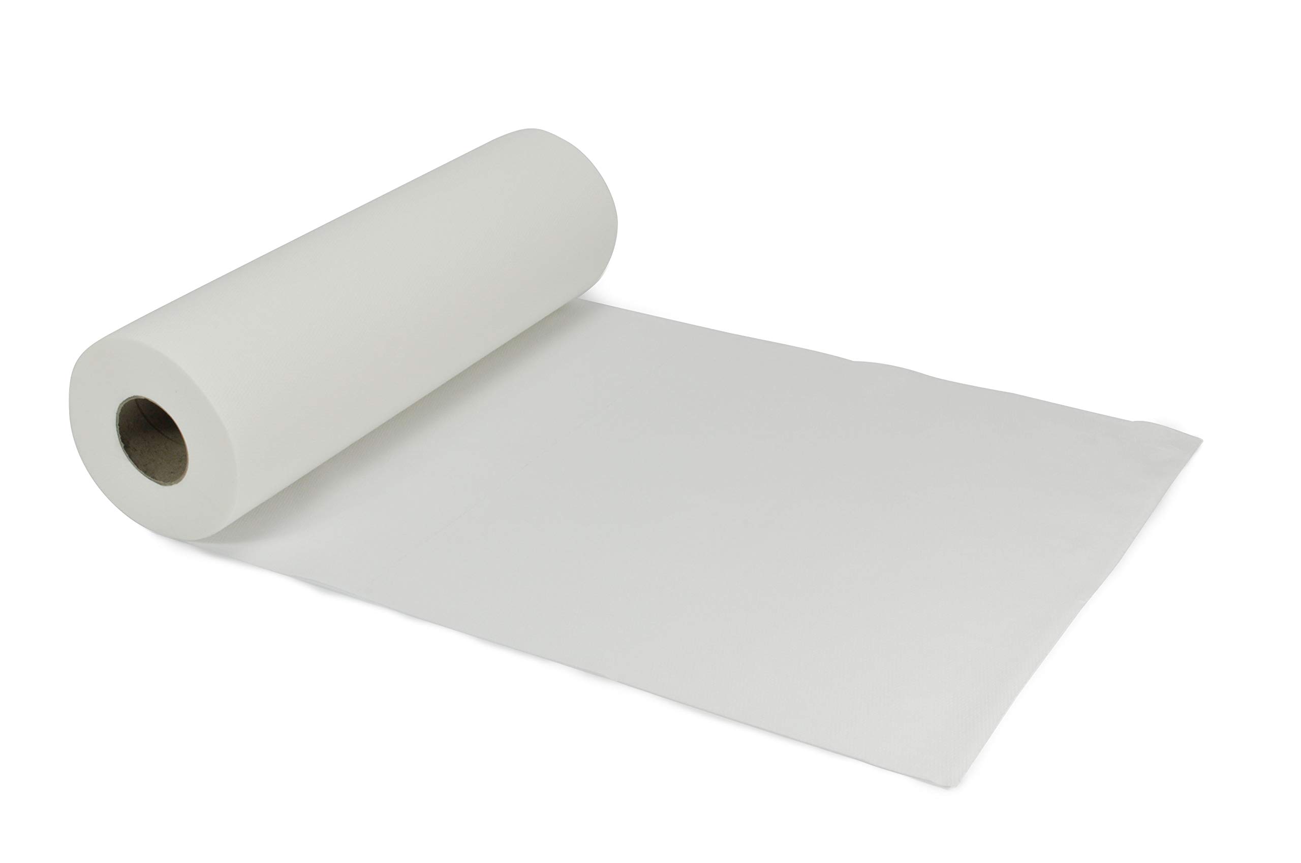 Ärztekrepp 2-lagig | 9 Rollen | Größe 59cm x 50m | hochwertig weiße Liegenabdeckung | doppelschichtige perforierte Papierrolle | Ideal für Krankenhäuser, Praxen, Tattoostudios uvm.