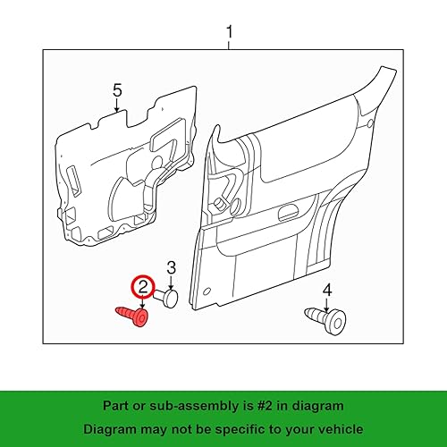 Miniatura 3 de OAUTOO 30 clips de retención para panel de moldura de puerta para GM 11588863 Buick Terraza, Chevy Uplander, Pontiac Montana, Saturn Relay 2005-2009