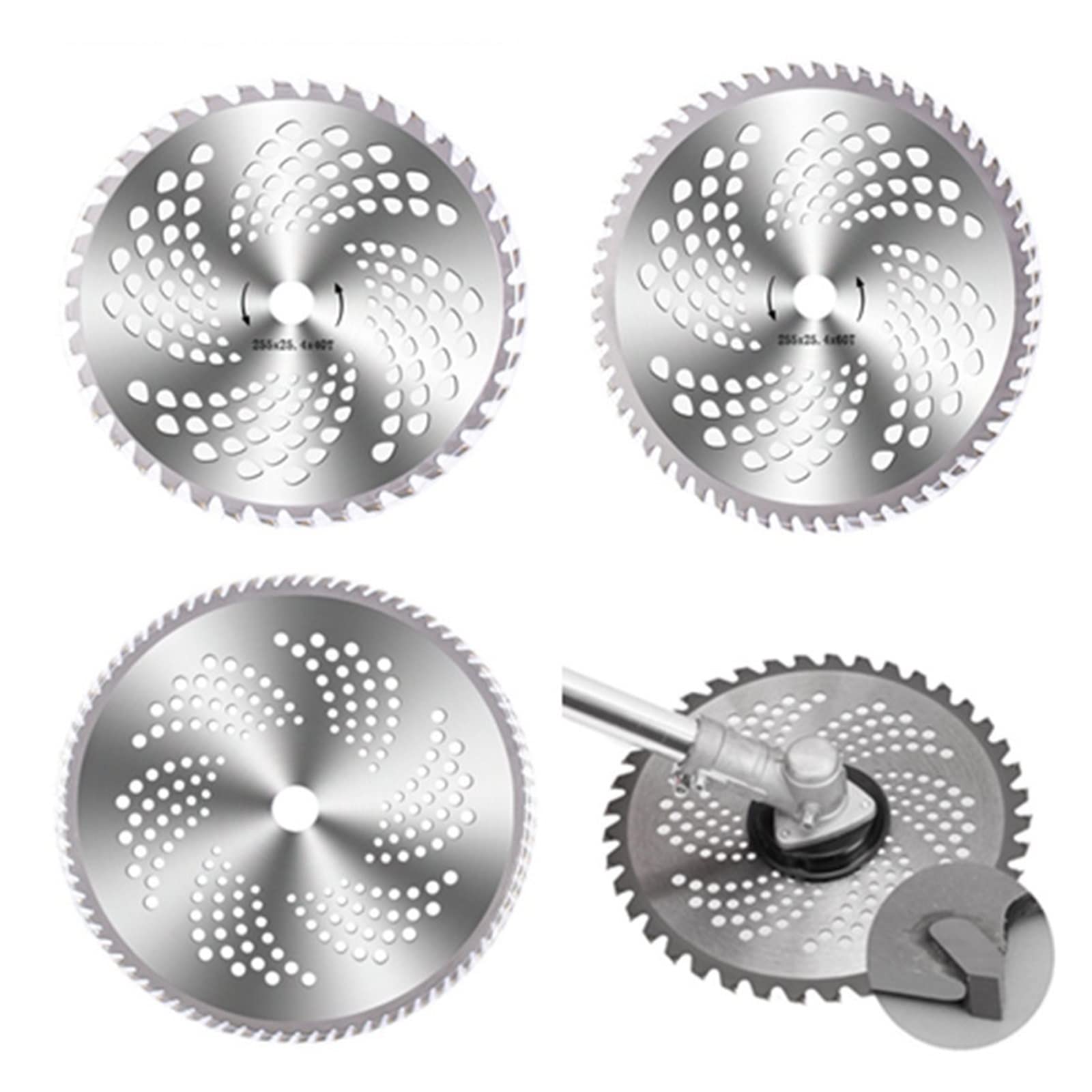 NYMFEA yaoqijie Durevole 40/60/80 DEETH Trimmer Testa Lama PROPRIE Disco for spazzole in Legno for Utensili da Giardino da rasaerba da rasaerba Lasting (Color : 40 Teeth)