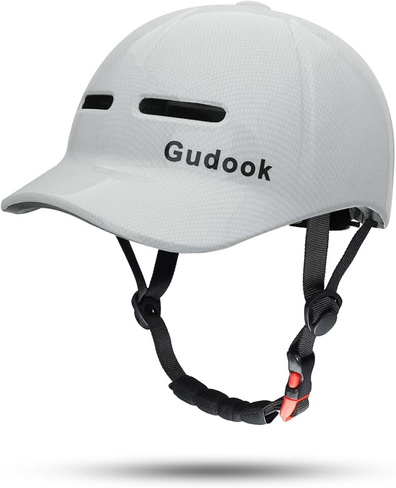 Capacetes de bicicleta para adultos para homens – Capacete de bicicleta feminino – Boné de beisebol leve ajustável e confortável certificado, estilo capacete de ciclismo para scooter urbana