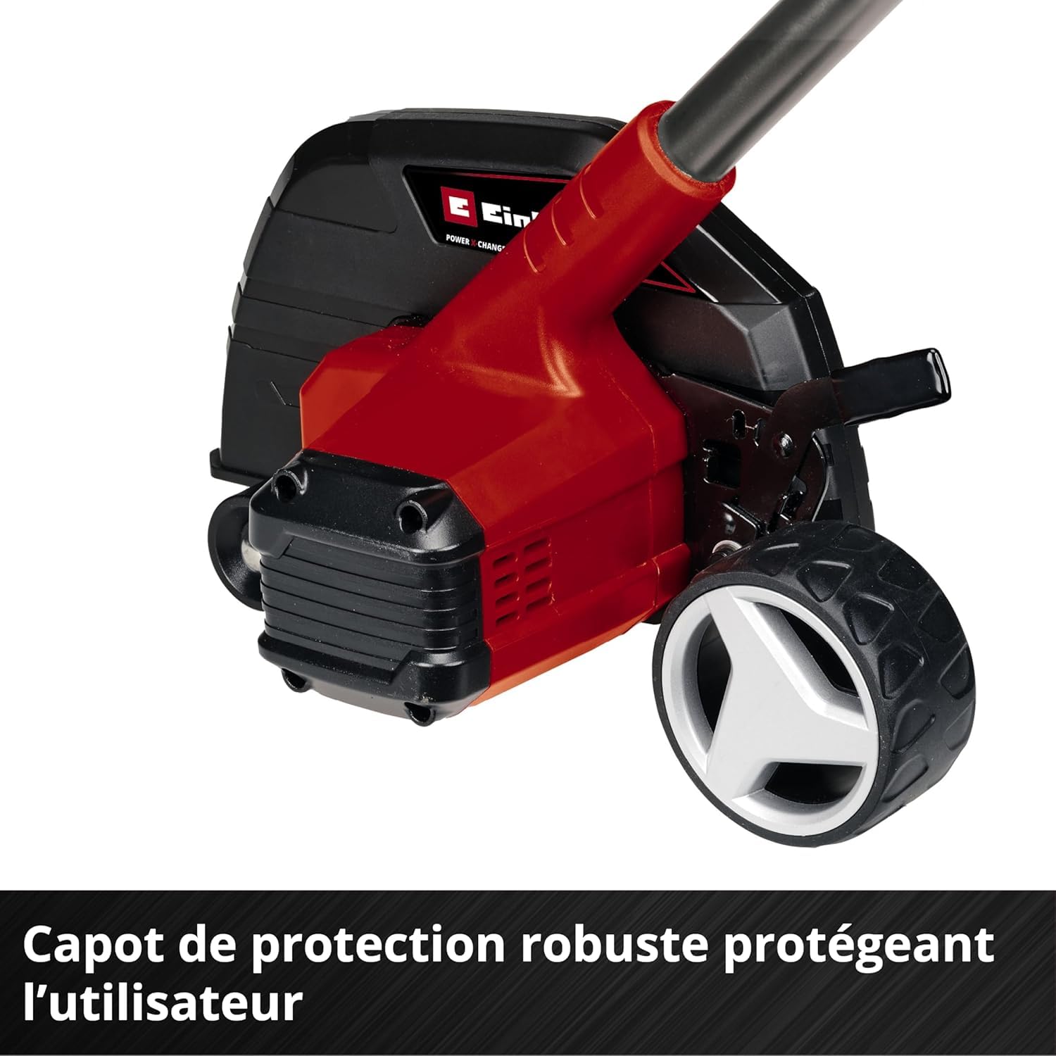 Einhell Coupe-Bordures sans Fil GE-Le 18/190 Li - Solo Power X-Change (18 V, réglage Profondeur 3 Niveaux, Manche démontable, revêtement Softgrip) Livré sans Batterie ni Chargeur