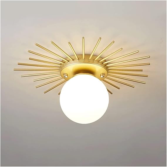 Mid Century Global Installation Of Ceiling Lights, Flower Mid Century Global Installation Of Ceiling Lights, Flower