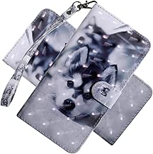COTDINFOR Case for Samsung Galaxy A20S Case Wallet Cool Animal 3D Effect Painted PU Leather Flip Magnetic Clasp Card Holder Stand Cover for Samsung Galaxy A20S Cute Husky BX COTDINFOR Case for Samsung Galaxy A20S Case Wallet Cool Animal 3D Effect Painted PU Leather Flip Magnetic Clasp Card Holder Stand Cover for Samsung Galaxy A20S Cute Husky BX