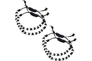 Baby Girl Bracelets for Infants - Black & White Nazariya