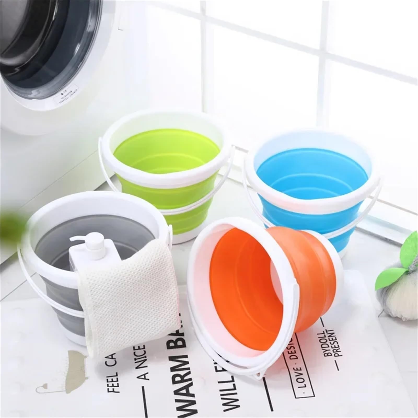 Bacinella Pieghevole Secchio D'acqua Pieghevole Da 5 Litri, Portatile, For Picnic E Viaggi(Color2)