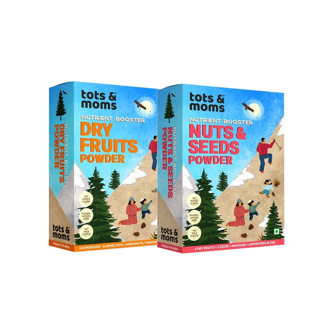 Tots & Moms Dry Fruits Mixes Combo 100g Each | Dry Fruits Powder | Nuts & Seeds Powder | Pack of 2 (B0D35TWYJD) Amazon Price History, Amazon Price Tracker