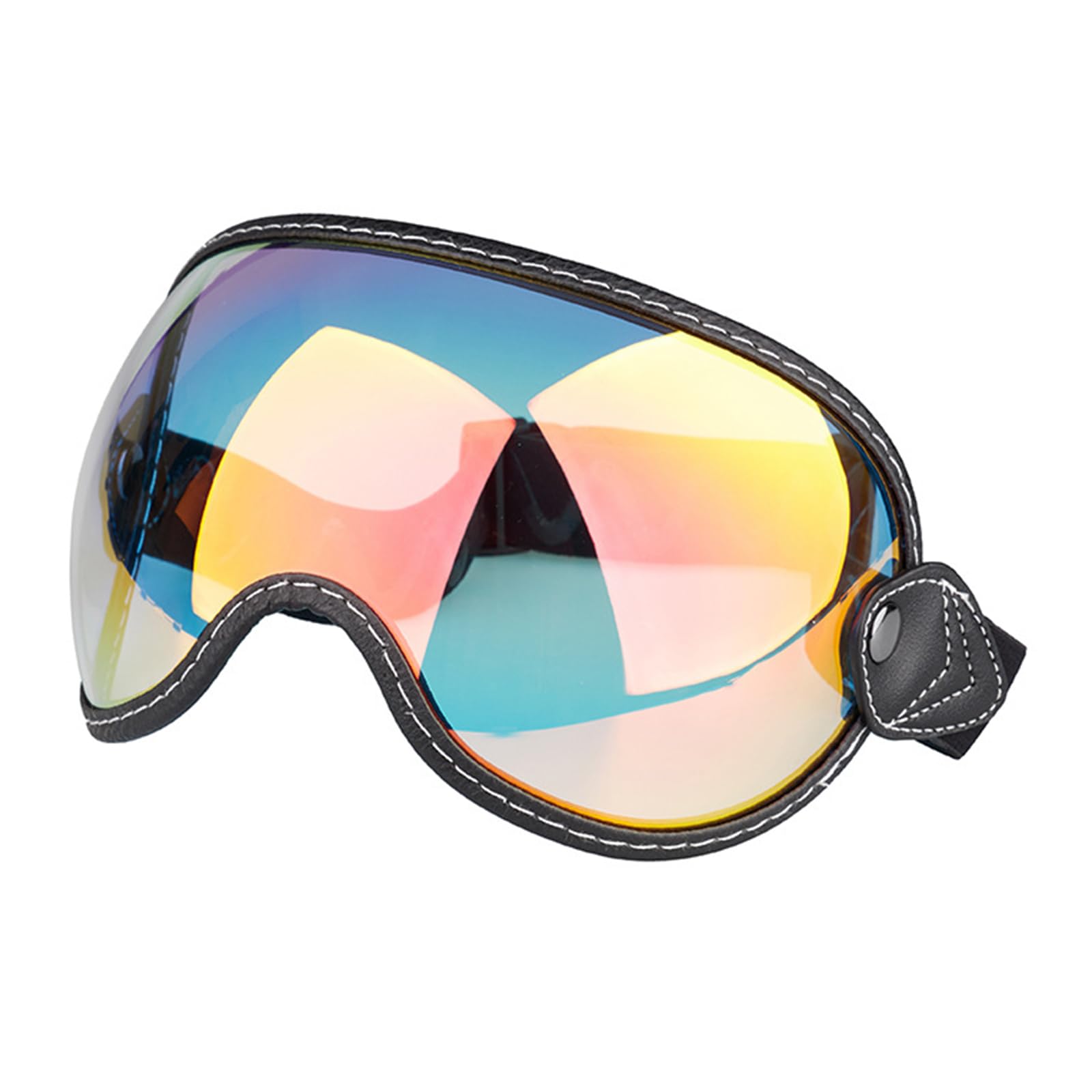 YROHGKPN Motorcycle Riding Goggles Bubble Lens Windproof Riding Glasses