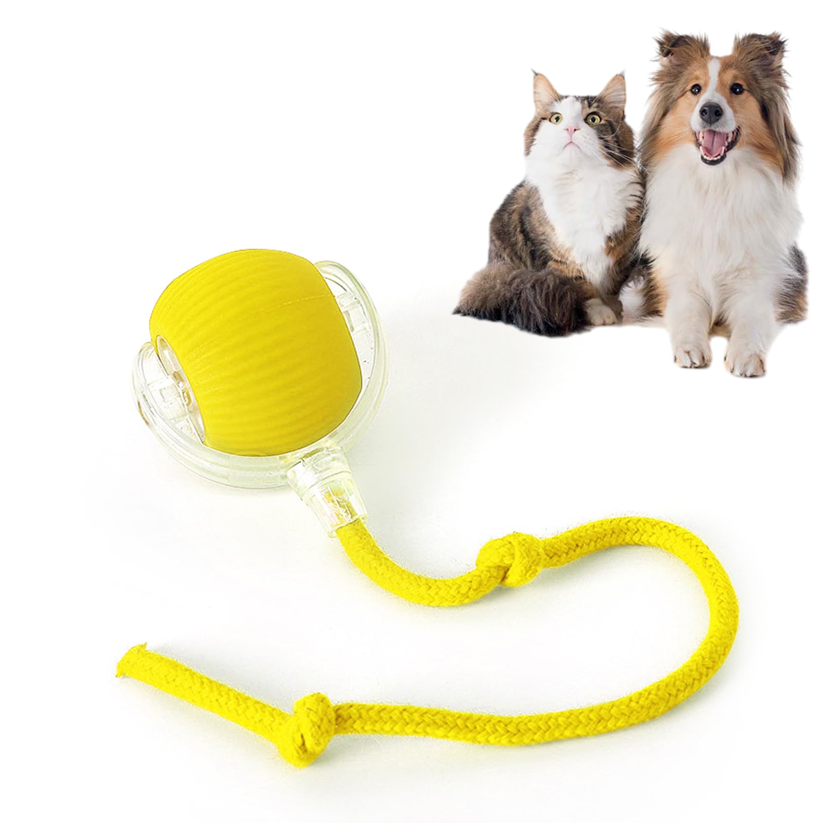 Interactive Rolling Cat Ball, 2025 Upgraded Automatic Cat Ball Dog Toy, Interactive Cat Toy Ball, Automatic Cat Toy Self Moving Cat Toy Interactive