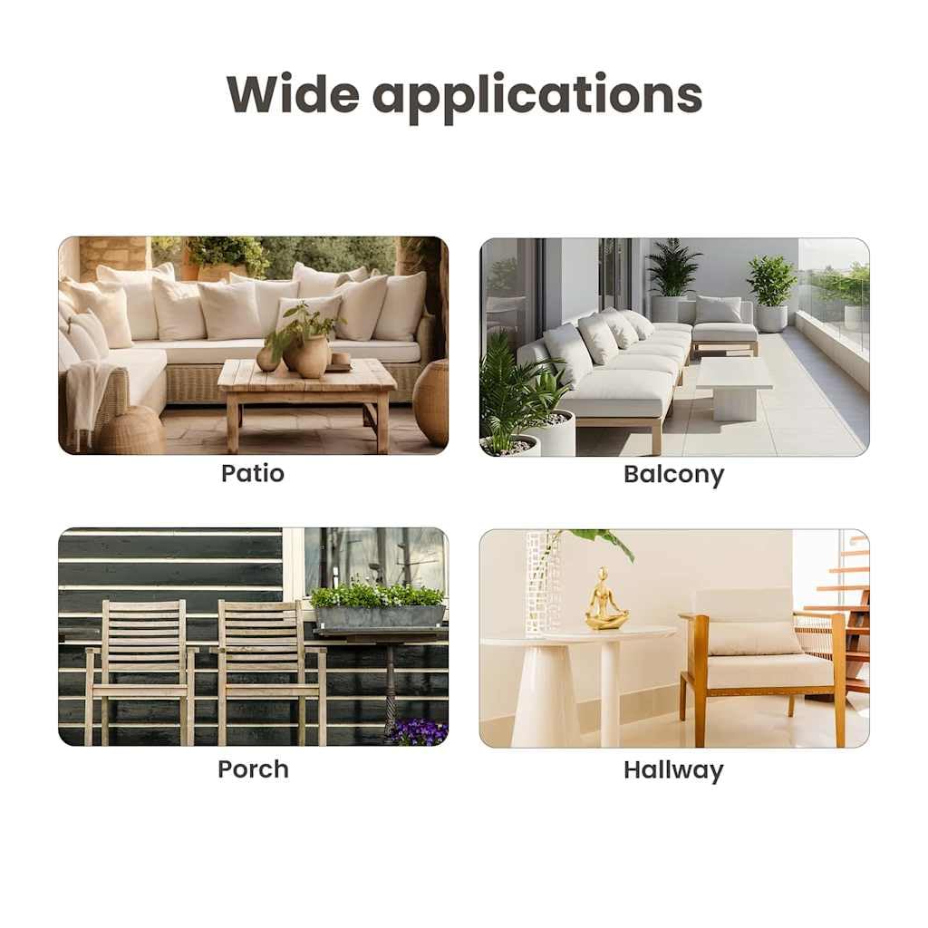 vidaXL Banco de Exterior Marrón 119 x 37 x 47 cm Madera de Pino Macizo | Madera maciza de acacia de calidad, Acabado pulido que brilla, Caben 3 personas sin problema, perfecto para relajarse