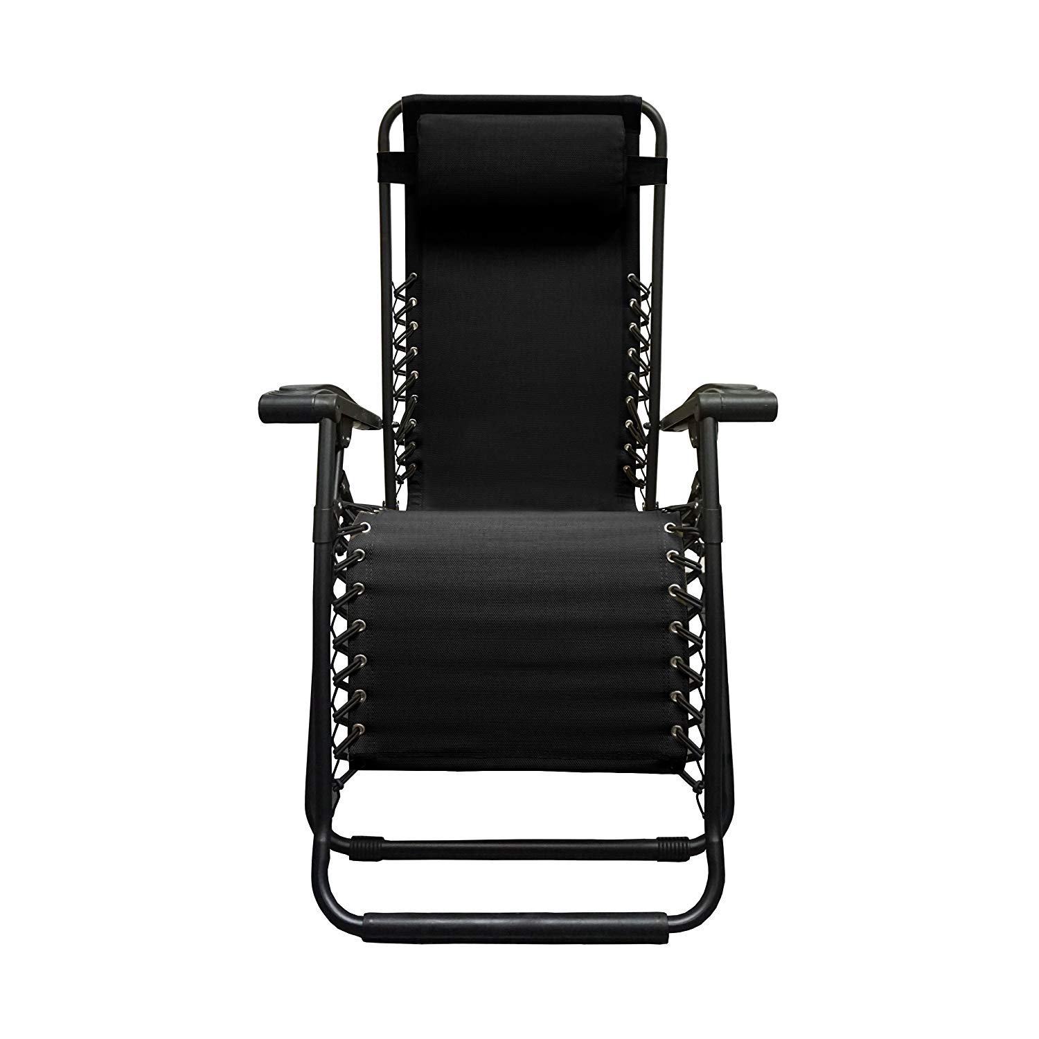 STAR WORK Zero Gravity Rest Patio Resin Recliner Folding Lounge Chair with Removable Pillow (Multicolor) - Image 8 thumbnail