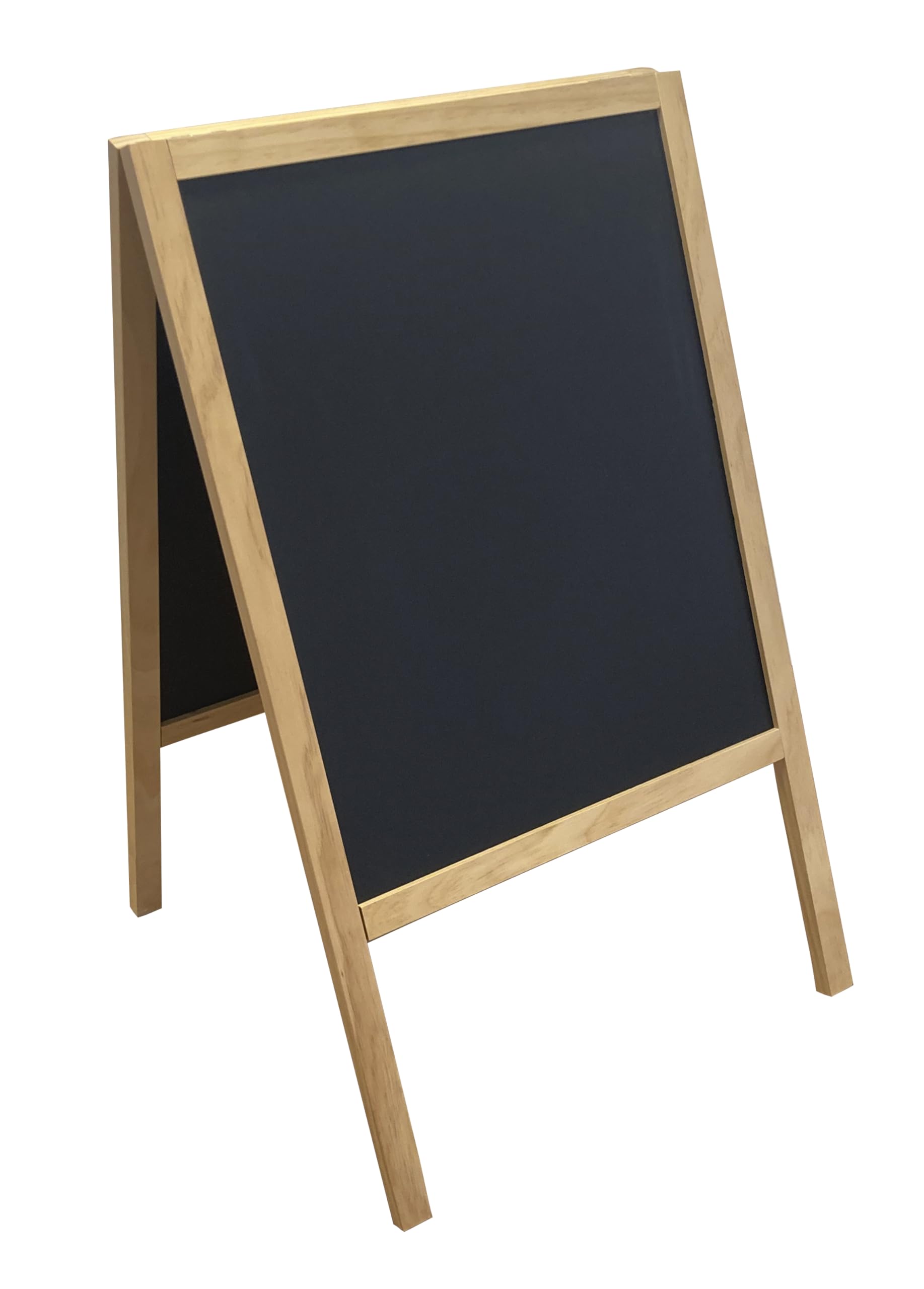 Exacompta - Ref. 81250D – 1 caballete StopTrottoir de pie 53 x 90 cm, pizarra de tiza o fieltro tiza, plegable, para interior o exterior – para promoción menú bar café restaurante