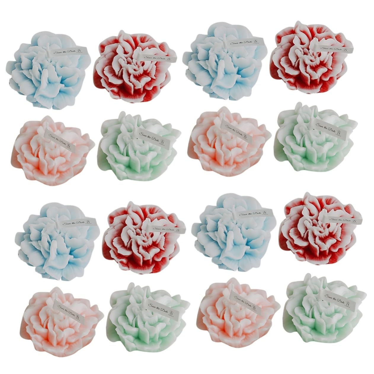 IMIKEYA 16stücke Blumige Duftkerzen Sojawachs Aromatische Kerzen Für Muttertag Hochzeiten Und Partys Und Entspanntes Für Zuhause