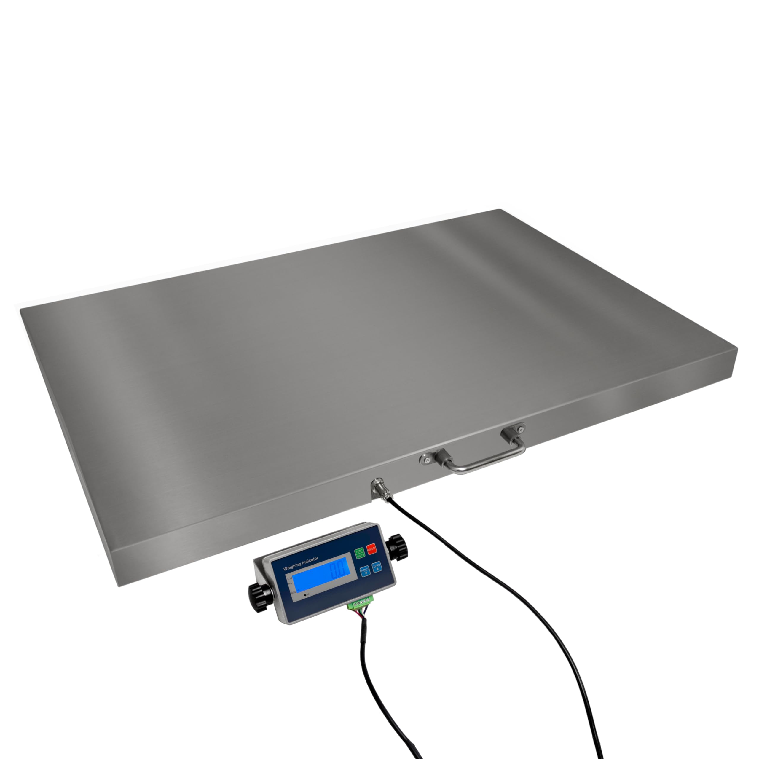 Bilance veterinarie digitali Pesatura da pavimento 90 x 60cm Piattaforma di tenuta 300kg Batteria ricaricabile Animale Bestiame Cane Gatto Magazzino Industriale Pacco
