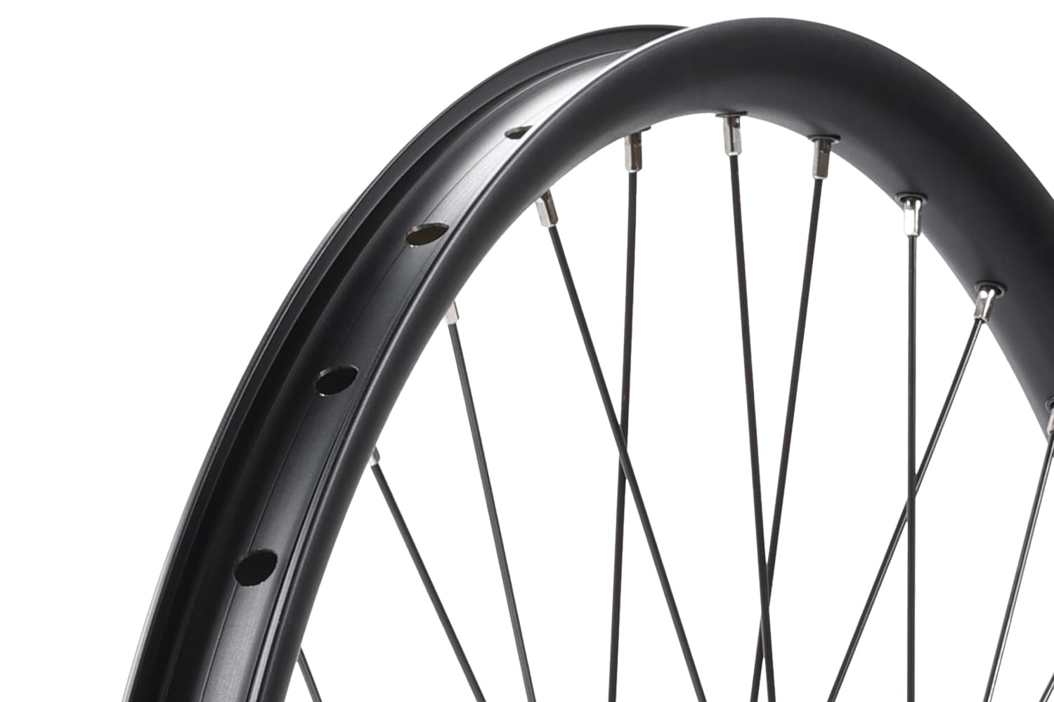 27,5 Zoll Hinterrad MTB Felge 26-584 36 Loch Tubeless Ready Disc 6-Loch für 7/8/9/10-fach Kassette schwarz