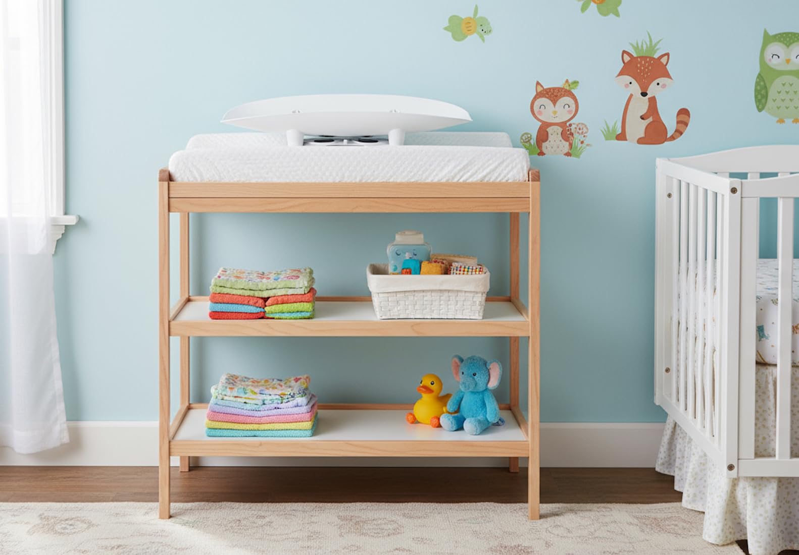 dBb Remond - Pèse Bébé Électronique - Balance Numérique Nouveau-Né Jusqu'à 20 kg - Précision 10 gr - Fonctions Tare & Poids-Bloc - Plateau Amovible - Affichage LCD - Blanc