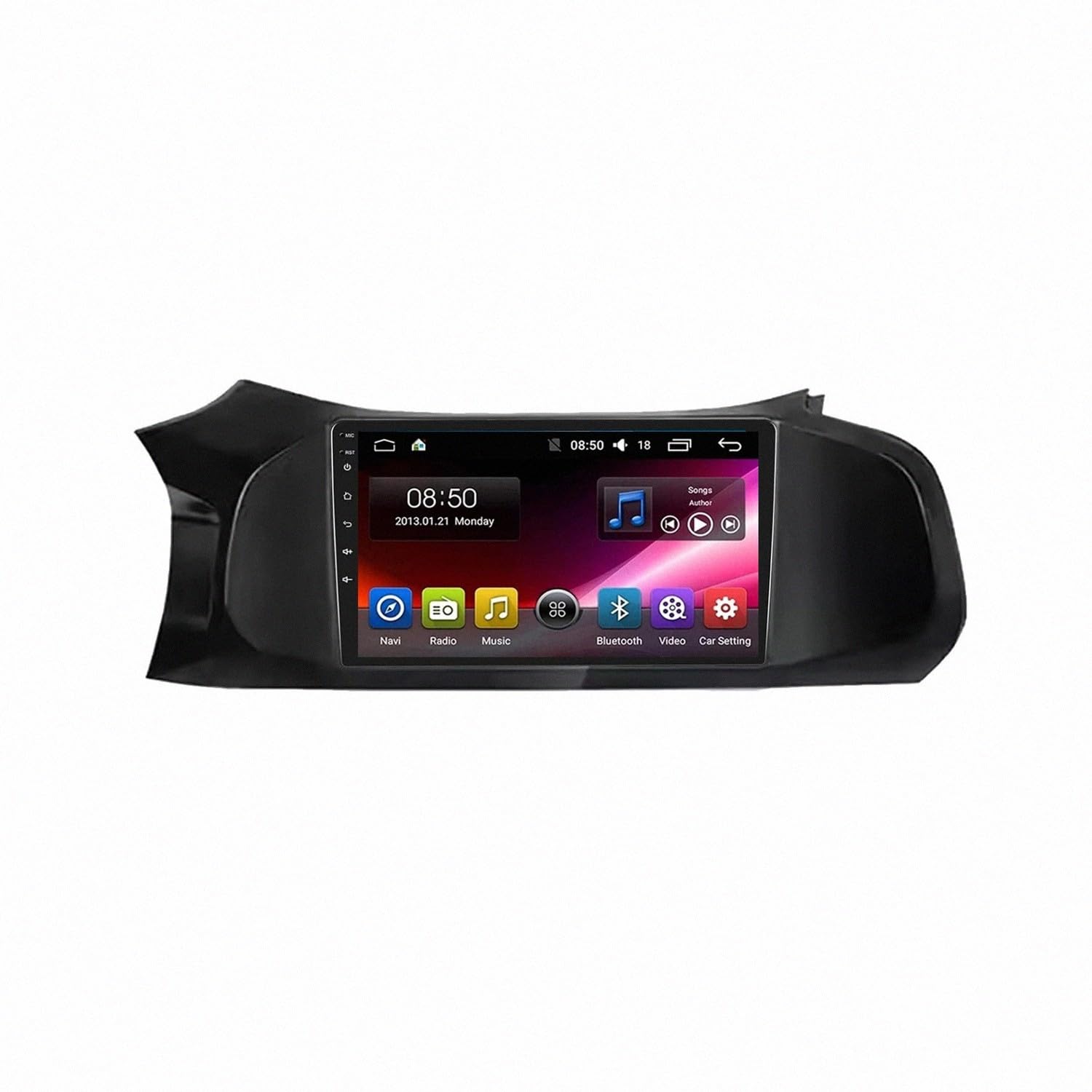 Car Stereo Carplay Radio de Coche para Chevrolet Onix Prisma Spin 2012-2019 Soporta Bluetooth, Control Volante, USB, WiFi, 4G, Mirror-Link, GPS Navegador/Radio FM, 4 Nuclear 1G+32G
