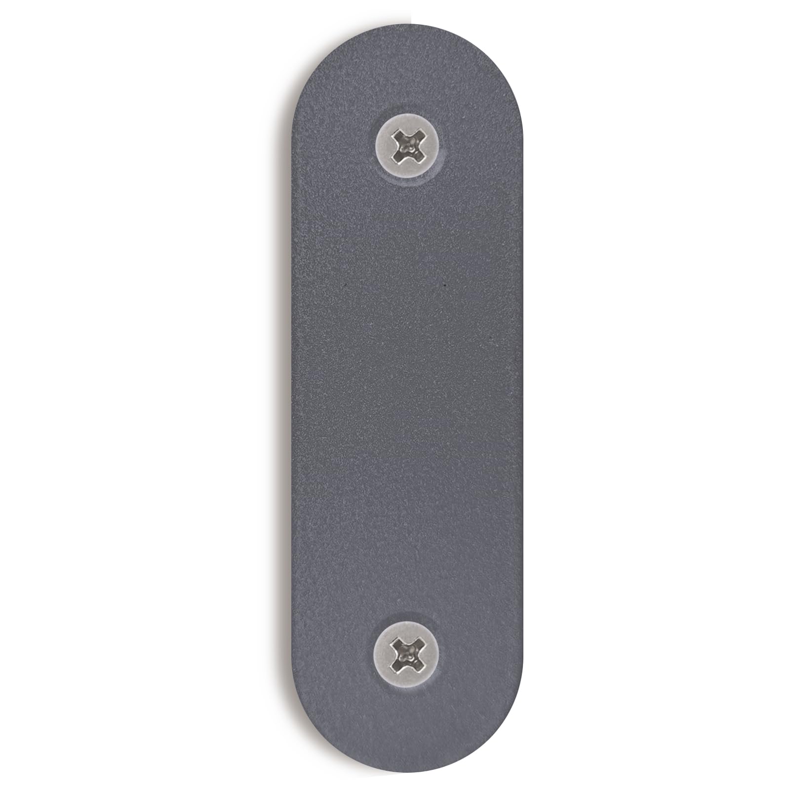 Metal Doorbell Cover Plate, Doorbell Button Location Cover Plate, Old Door Hole and Wires Cover Plate No One Even Notices It (Pack of 1 Grey)