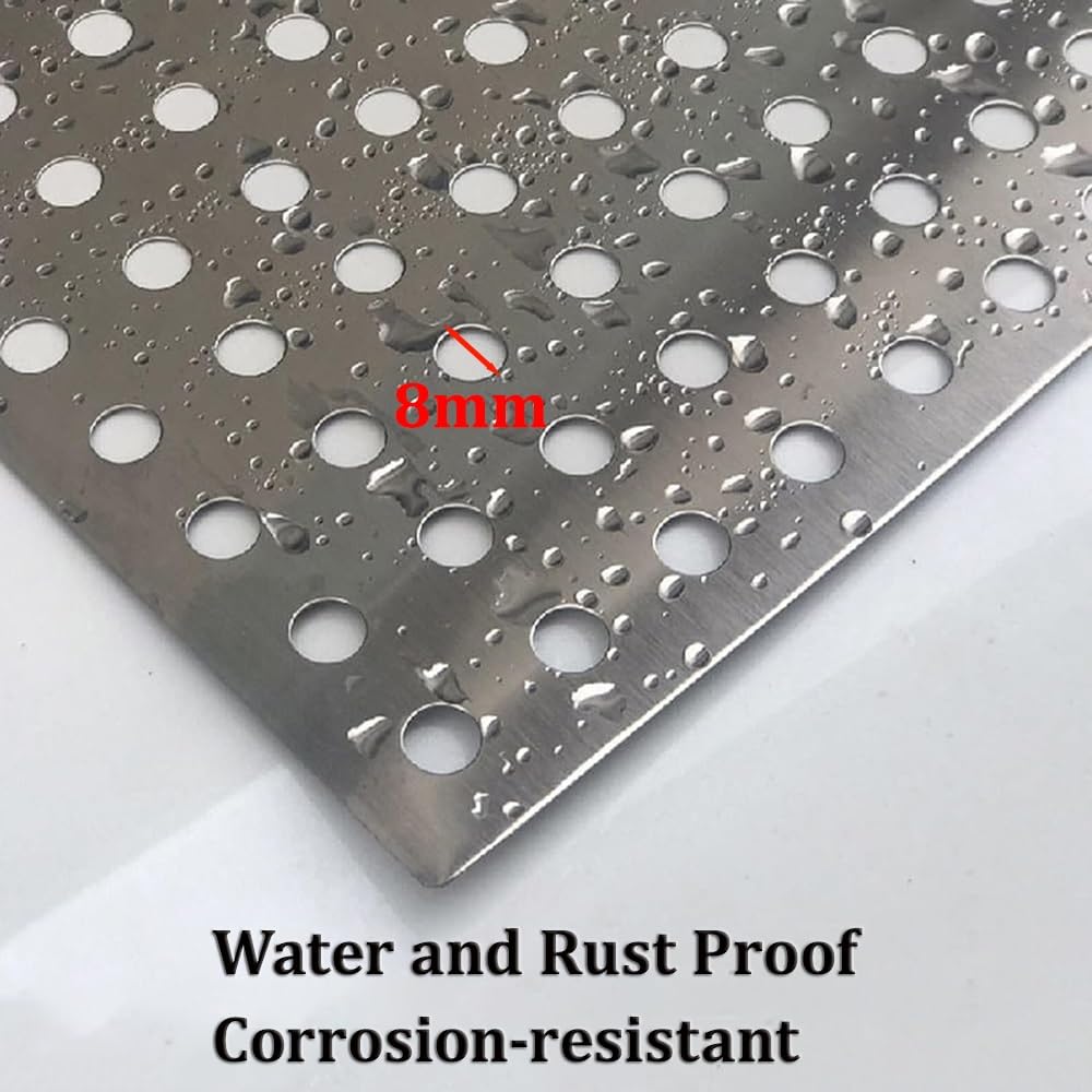 Feuilles métalliques perforées en acier inoxydable pour panneaux décoratifs, grilles de barbecue et applications de maille de sécurité
