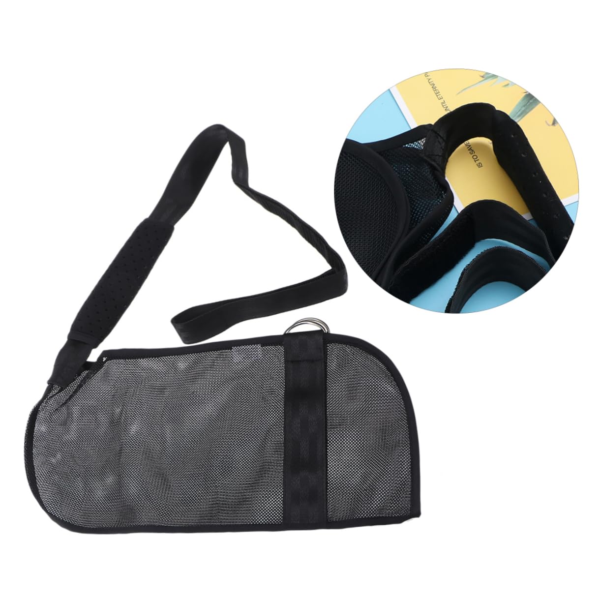 FOMIYES Breathable Arm Sling Forearm Sling Medical Sling Cool Arm Sling Reversible Arm Sling Shoulder Surgery Sling Shoulder Splint Support Arm Sling Elbow Mesh Arm Sling Arm Slings Black