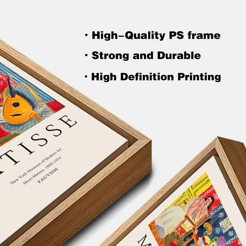 Miniatura 5 de Zzudis Lienzo impreso para pared, arte de pared Henri Matisse-Lute Fauvismo, abstracto, minimalista, moderno, pintura decorativa para sala de estar,