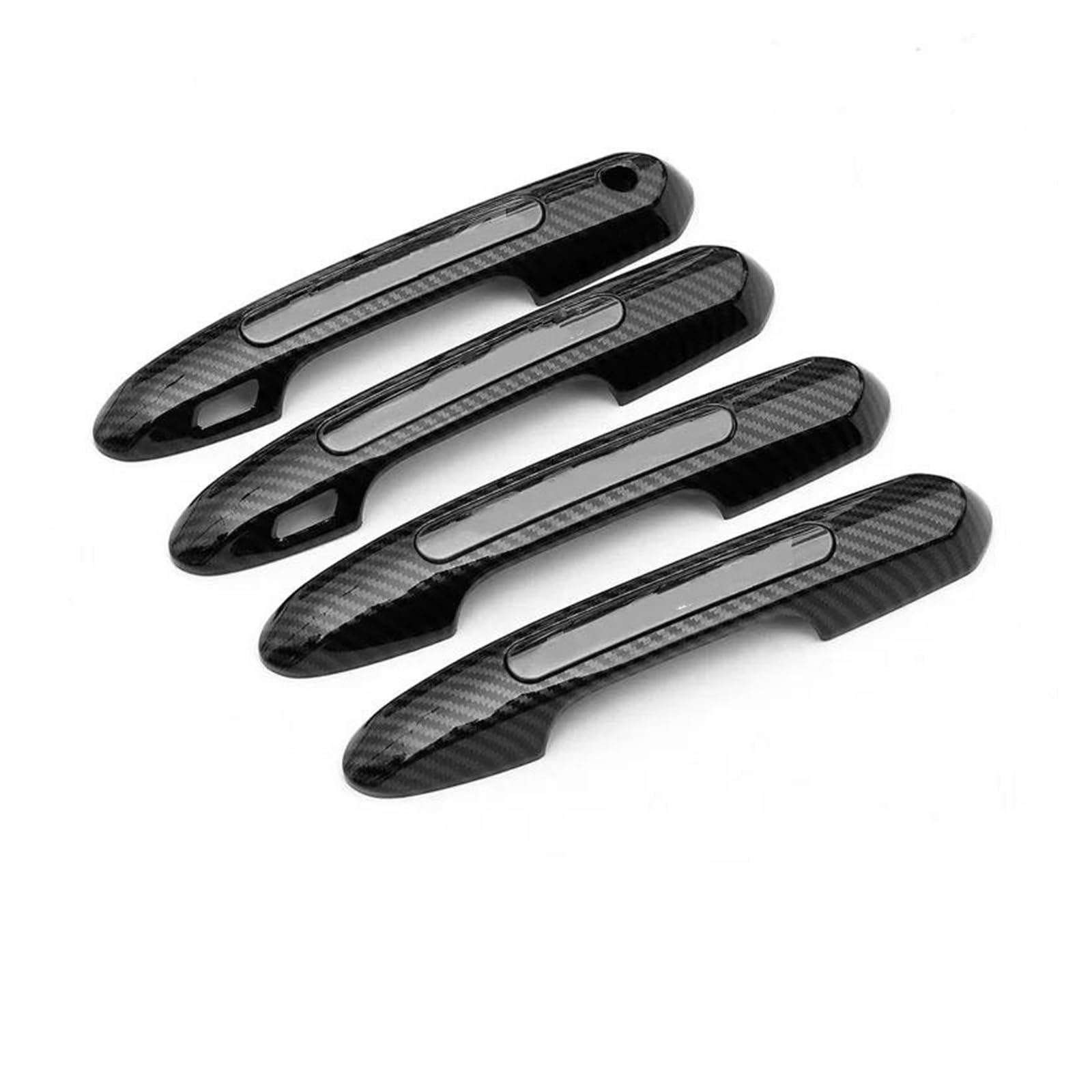 MTVTFECEWG for Toyota for RAV4 2020 2021 Car Exterior Door Handle Bowl Cover Trim Stickers (Handle 4PCS B)