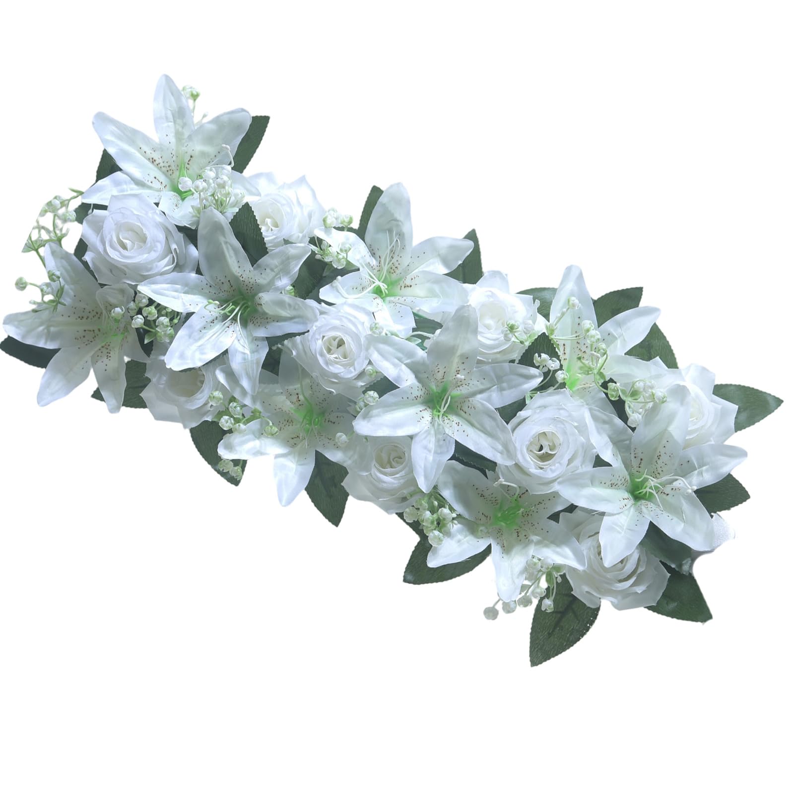 Limtula Artificial Rose Flower Arrangement for Wedding Reception Anniversaries Celebration Party Dining Table Centerpieces Table Highlight Flowers