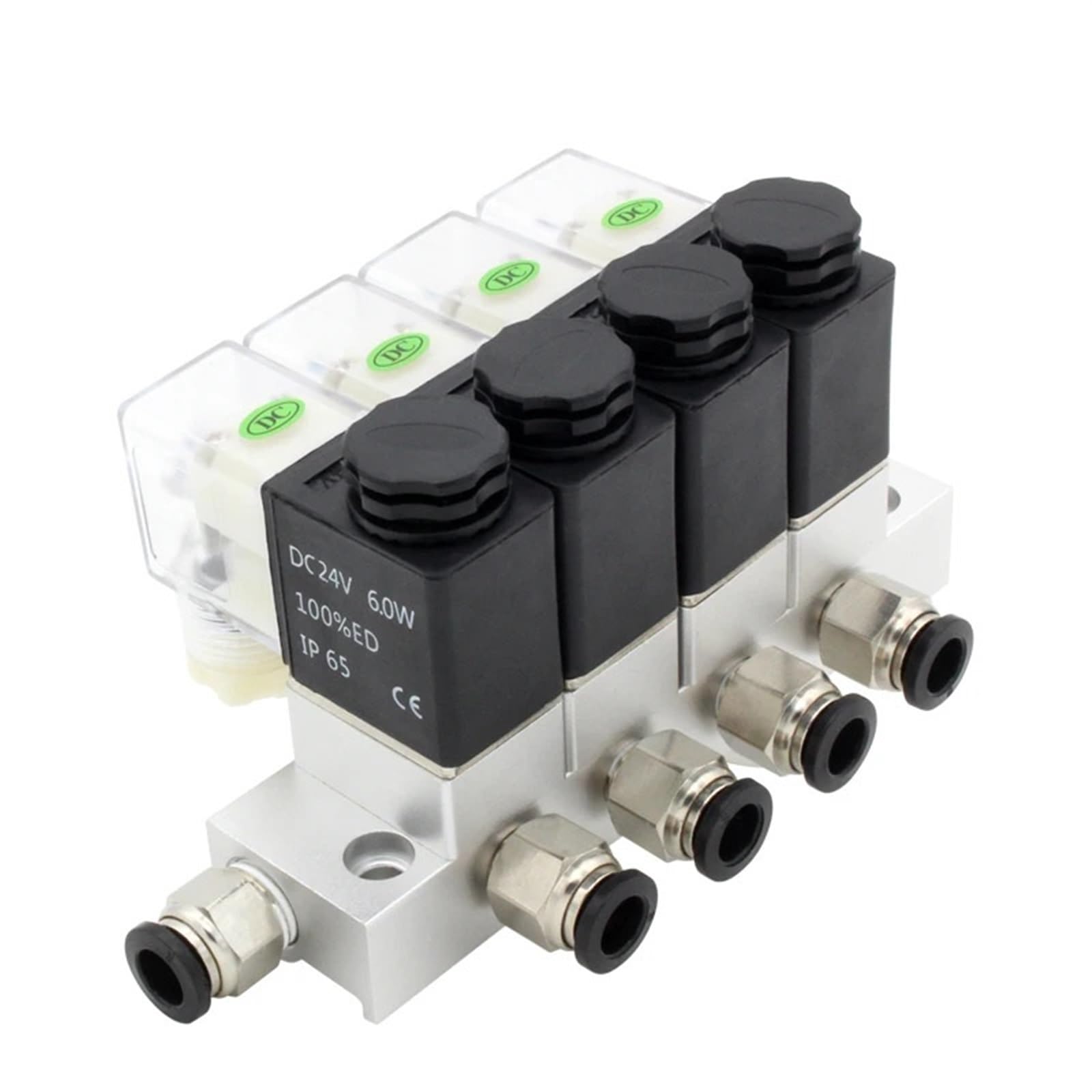 Vanne pneumatique magnétique pour automatisation industrielle ensemble combiné 4mm