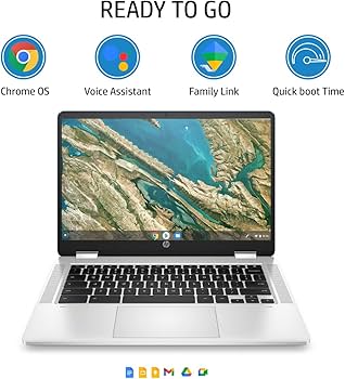 HP Chromebook x360 AMD 3015CE-4GB SDRAM/64GB eMMC Storage 14-inch