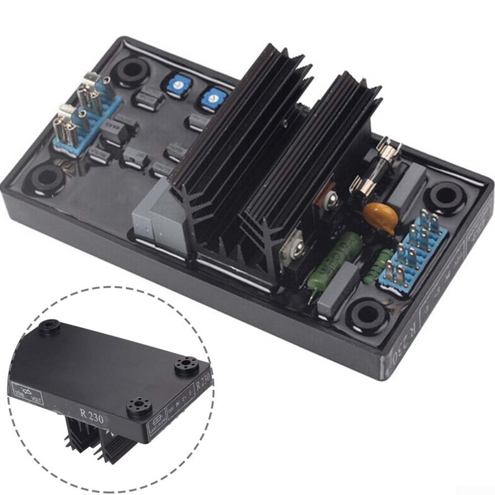 Regolatore di tensione automatico AVR R230 per modulo elettronico del generatore Leroy Somer, ingresso 120VAC, corrente continua 8A, per spazzola 50/60