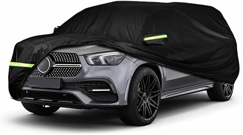 Funda para automóvil compatible con Mercedes Benz MLGLE 2006-2023, clase 230, 250, 280, 300, 320, 350, 6 capas 210T, resistente al viento,