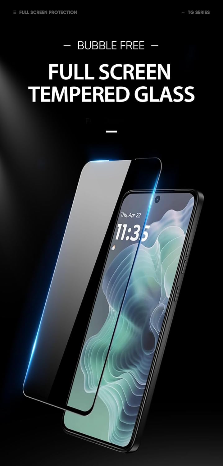 XTRENGTH Advanced HD+ Tempered Glass Gorilla Screen Protector Designed for Realme Narzo 70 Turbo 5G - Edge-to-Edge Full Screen Coverage with Easy Installation Kit (Anti-Scratch) XTRENGTH Advanced HD+ Tempered Glass Gorilla Screen Protector Designed for Realme Narzo 70 Turbo 5G - Edge-to-Edge Full Screen Coverage with Easy Installation Kit (Anti-Scratch)