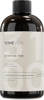 VINEVIDA [16oz] (Our Version of) Tobacco Vanille Fragrance Oil for Candle Making - Made in USA Candle Scents for Candle Making - Natural Candle Fragrance Oil - Scents for Soap Making