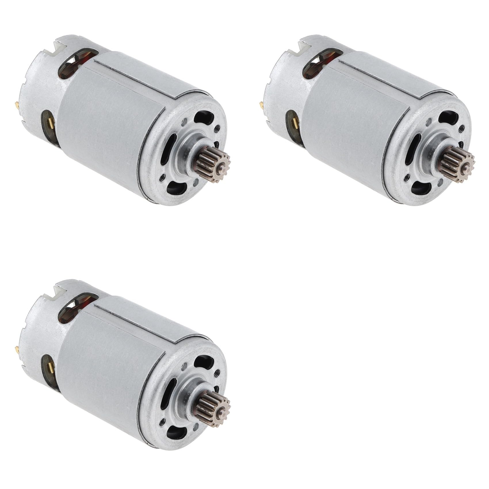 3X GRS550VC 14 Teeth DC Motor 21500-29000RPM Lithium Drill Motor DC 21V for Rechargeable Electric Saw Screwdriver