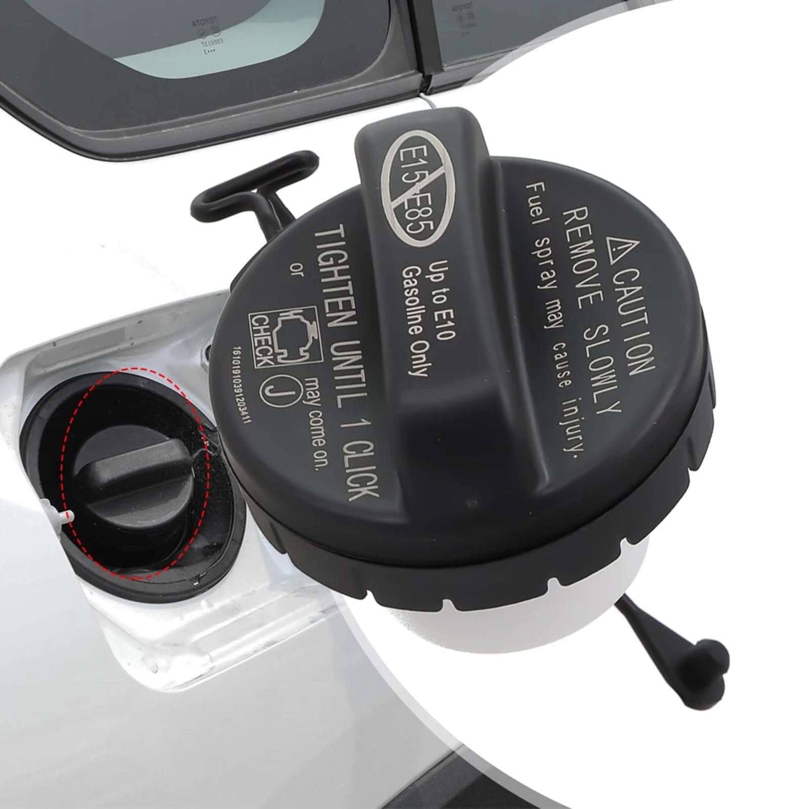 Tacoma Gas Cap Holder 77300-06040 Fuel Gas Cap Lid Tether Threaded Style  For Toyota Camry Corolla Toyota Land Cruiser Fuel Tank