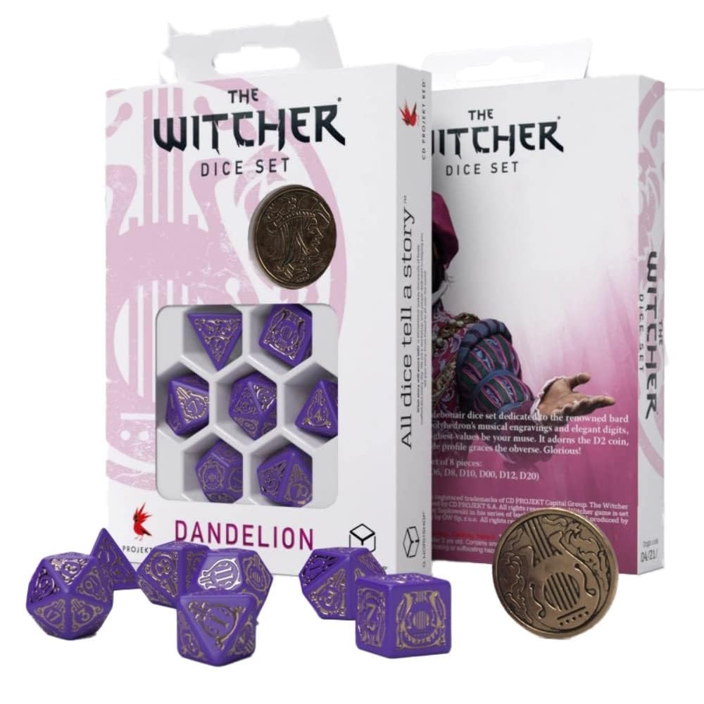The Witcher Dice Set Dandelion Viscount de Lettenhove 7