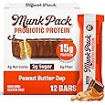 MOSH Cookie Dough Crunch Keto Protein Bars, High Fiber, Low Carb, Gluten Free, High Protein, Brain Healthy Snack, 12 Count