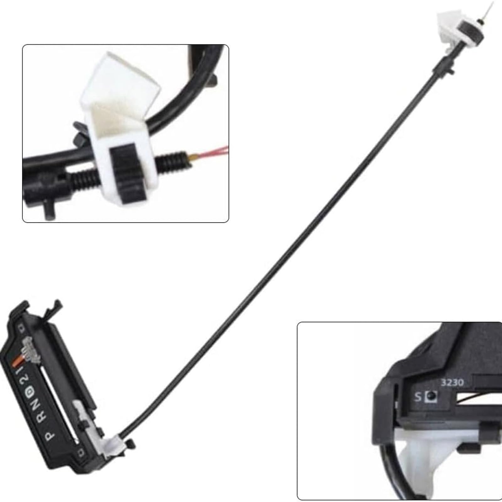 Cavo di trasmissione a risposta rapida Guarnizione impermeabile adatto per veicoli pesanti NL3Z7A110A F81Z7A110CA Trasmissione automatica Cavo di spostamento per camion