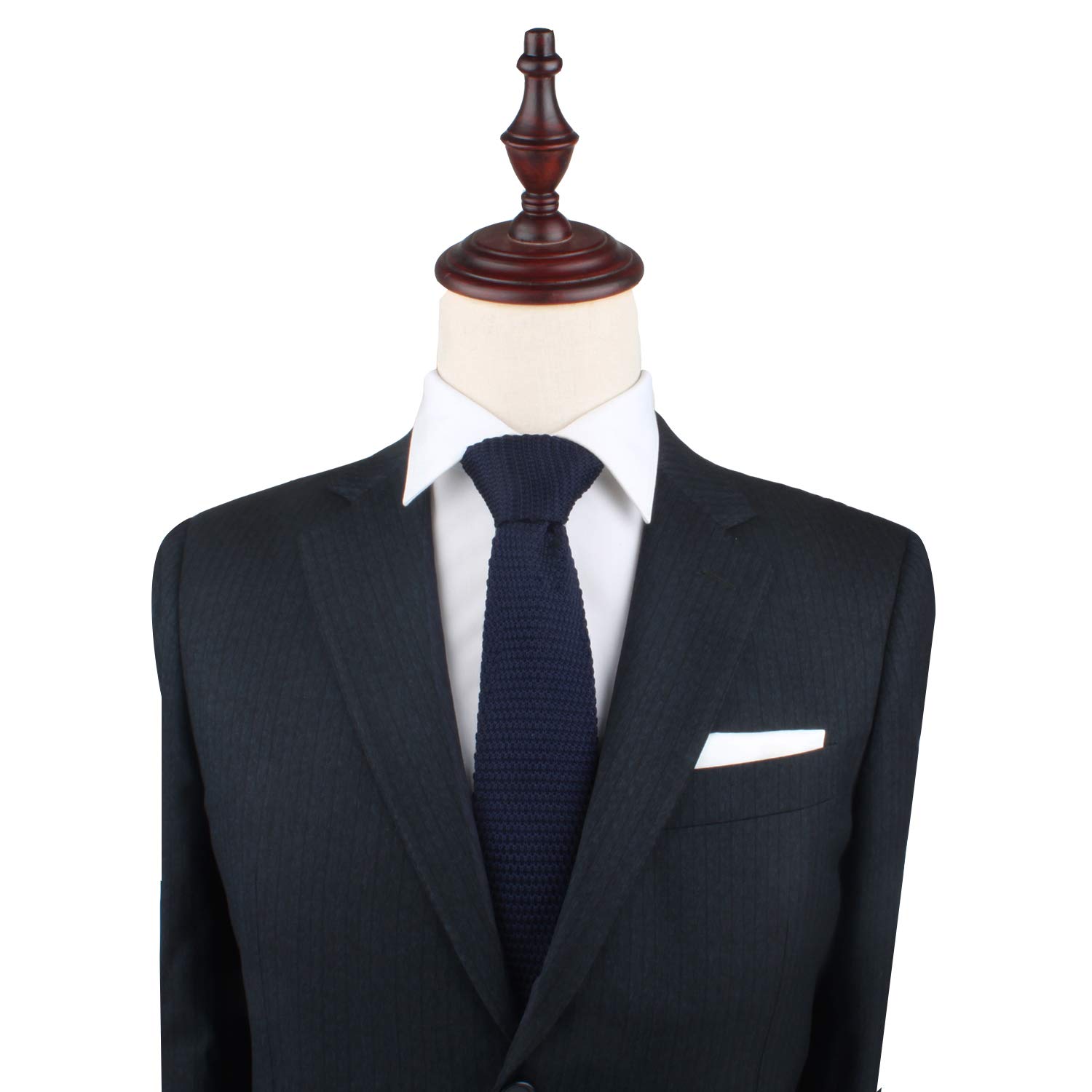 AUSCUFFLINKS Schmale Strick-Krawatte, Grün, 5 Jahre Garantie, Geschenke für Herren, Trauzeugen-Accessoires, Hochzeitskrawatte