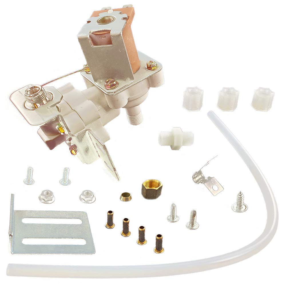 RepairwaresUniversal Refrigerator Water Inlet Valve Single Solenoid Coil Kit 2315576 WV8047 4318047 IMV-494 W10498976 12001415 PS358631 3456 S-86