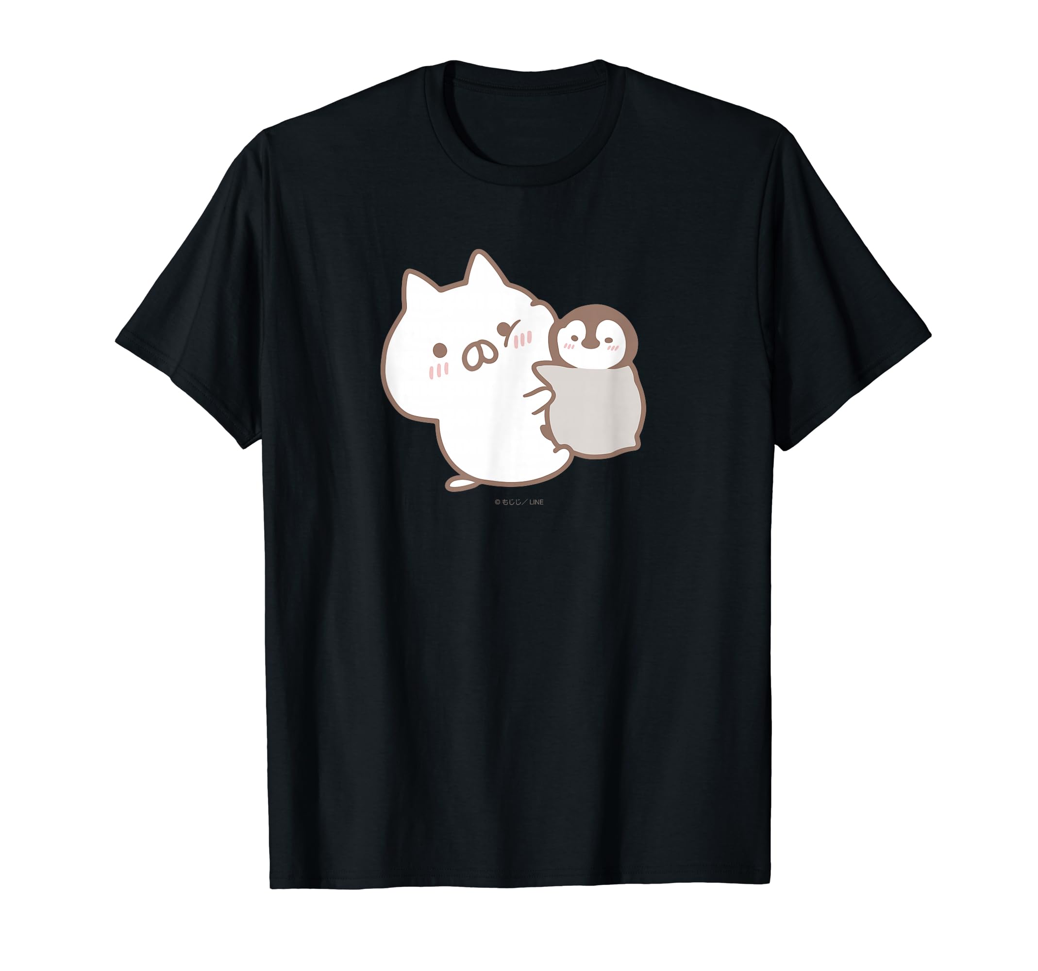 Amazon.co.jp: ねこぺん日和 ぺたっ Tシャツ : ファッション