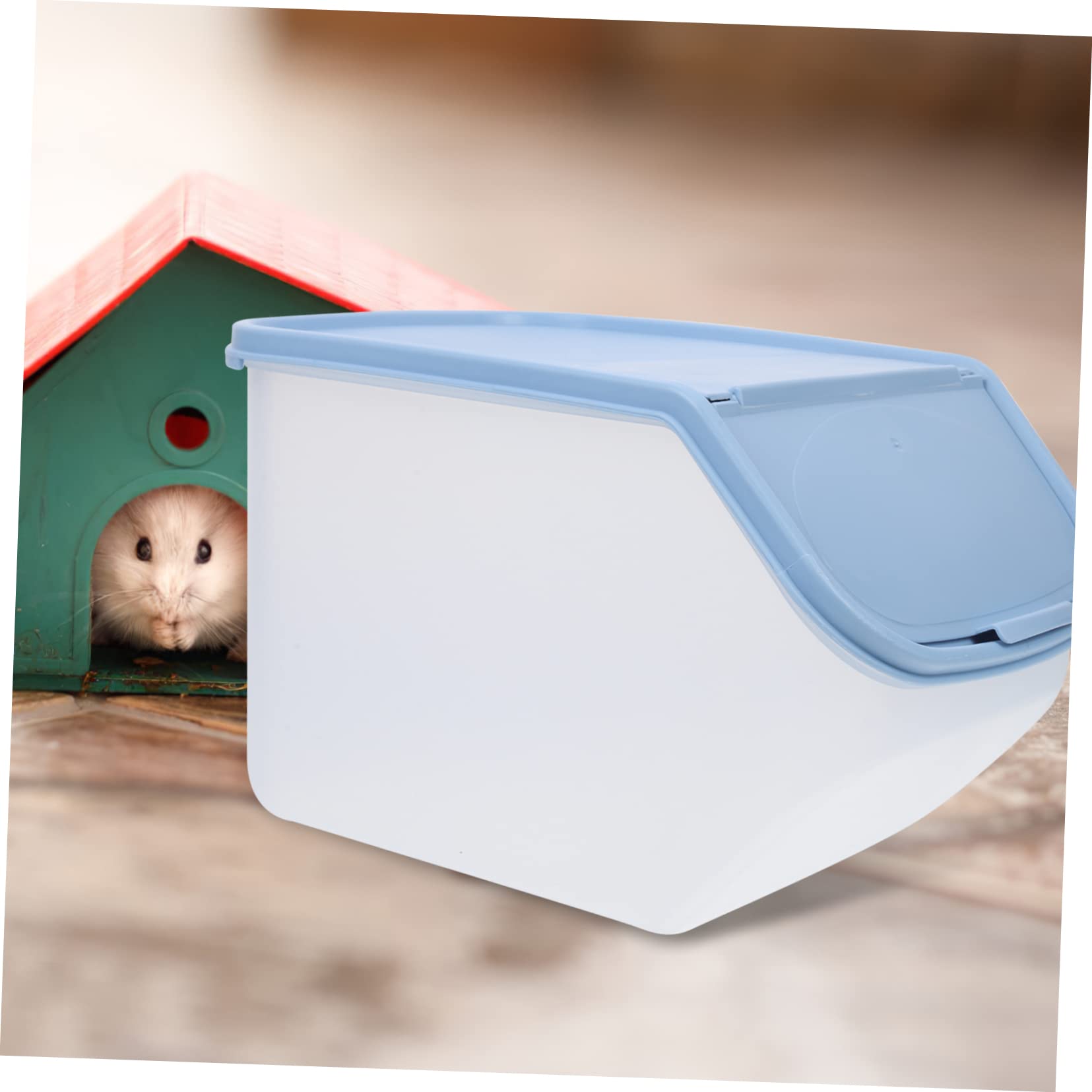 Käfig Sandbadebox für Hamster und Meerschweinchen Leichtes Pp Bad aus Pe Material Kompaktes Badewannen Satz für Zuhause