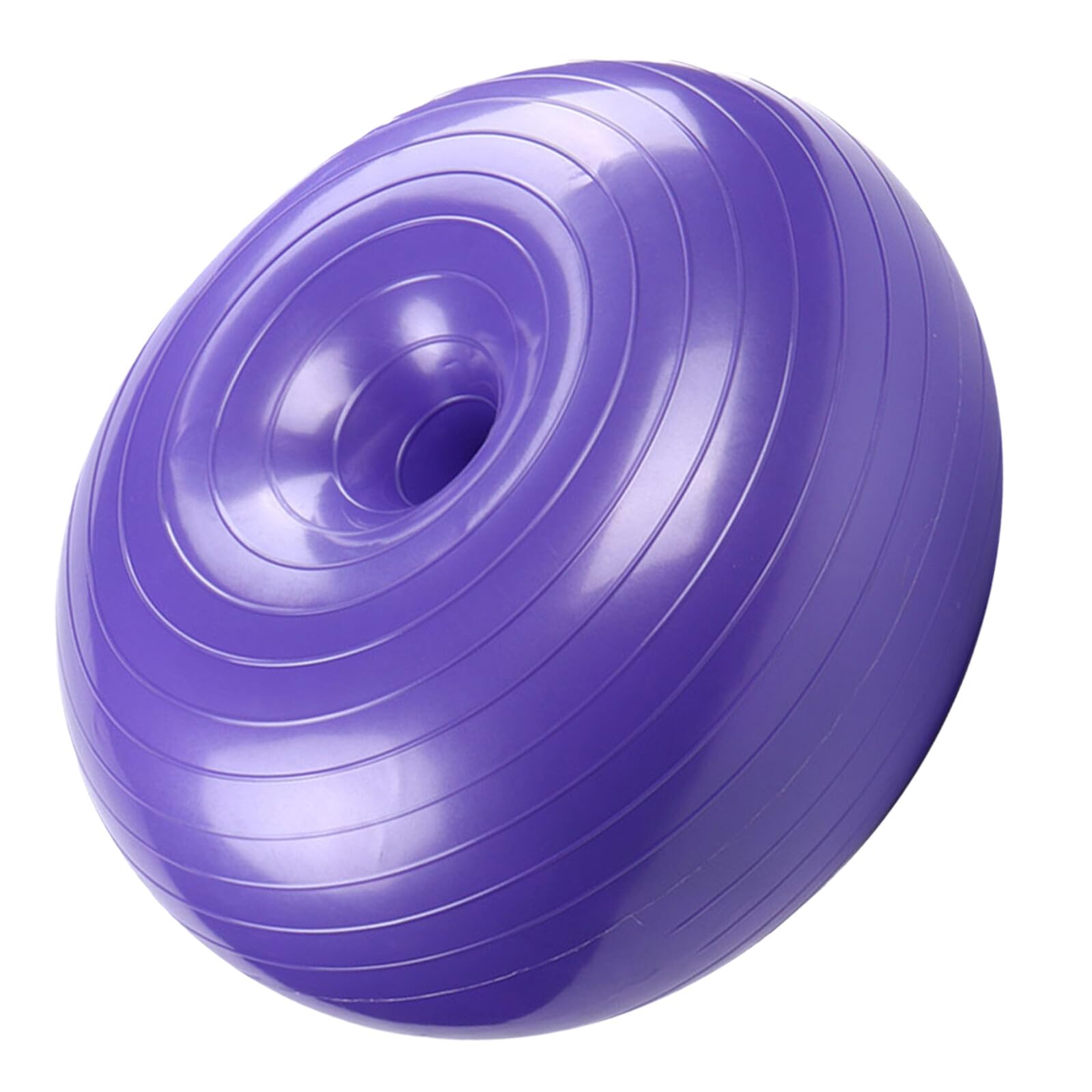 Toyvian Pelota de Yoga con Diseño Circular de PVC Antiexplosión para Ejercicios de Pilates y Estiramiento, Alta Adherencia E Incluye Bomba de Aire para Fitness en Casa