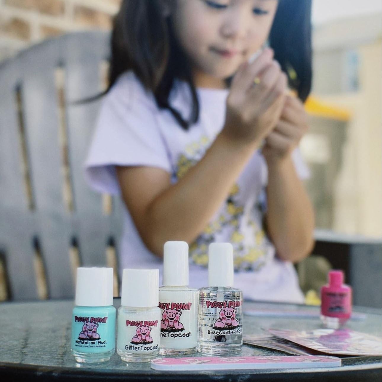 Piggy Paint | 100% Non-Toxic Girls Nail Polish | Safe, Cruelty-free, Vegan, & Low Odor for Kids | All that Jazz (Gift Set)