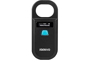 Pet Microchip Scanner Rechargeable, RFID/EMID Micro Chip Reader Scanner