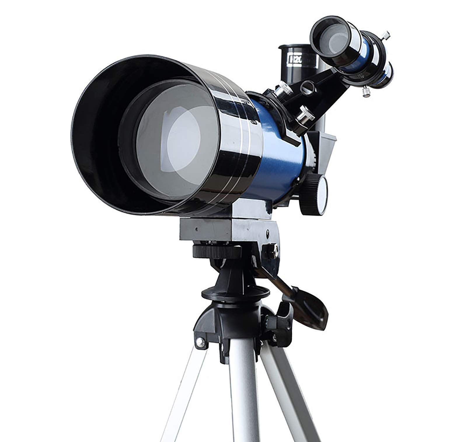 Telescopio astronomico, per Bambini Telescopi Spaziali per scienze dell'educazione, Ktelescopi Portatili per Principianti con treppiede, oculare 1,25 Pollici, Blu