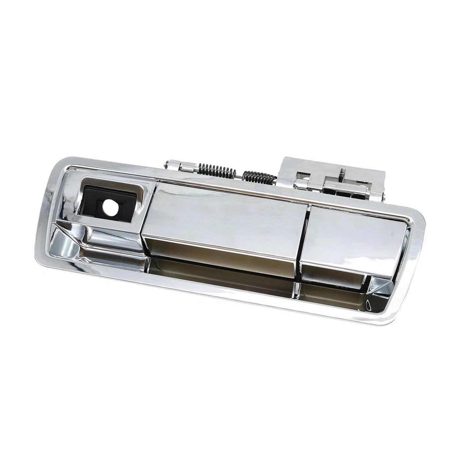 HLJNLVBN Door Handle Tailgate Door Handle Chrome Smooth Black Hole Or No Option Available for Nissan for Armada 2004-2015(Chrome Hole)