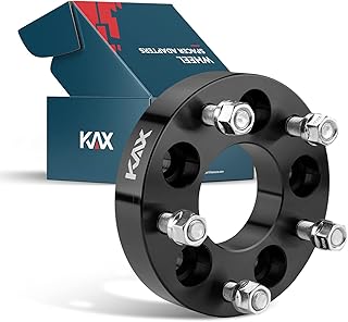 KAX 5x4.5 to 5x5 Wheel Spacers,1.25" Wheel Adapters Fit for Explorer Ranger Must-ANG Ed-ge Liberty Crown Victoria Grand Cherokee Flex Freestar Comanche,71.5mm Hub Bore with 1/2" x20 Studs,1 PC