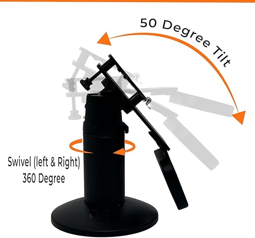 Miniatura 3 de Punto de venta Soporte giratorio para Ingenico Lane 3000, 3600, 5000, 7000, 8000, Axium RX5000, Axium RX7000, Axium RX9000 y Escritorio 1500 pinpad